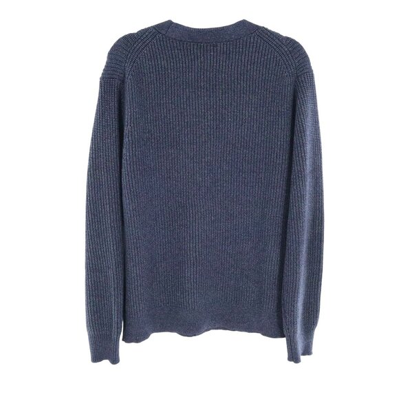 Uniqlo Cardigan Womens M Navy Boho Transitional Academia Normcore Work Wear Warm - Picture 3 of 14